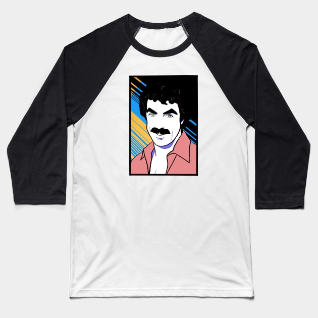 Magnum PI Baseball T-Shirt by UnleashedCreationz